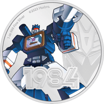 1 Unze Silber Transformers - Soundwave 2023 PP (Auflage: 3.000 | Polierte Platte)