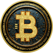 1 Unze Silber Technical Bitcoin Iced Out (Auflage: 100 | teilvergoldet)