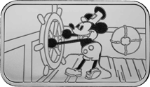 1 Unze Silber Steamboat Willie