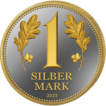 1 Unze Silbermark (Auflage: 2.500 | teilvergoldet | Polierte Platte)