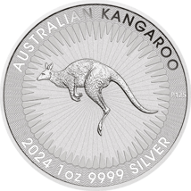 100 x 1 Unze Silber Känguru Nugget 2024