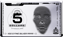100g Silber Banknote Münzbarren Niue 2025 (Auflage: 3.000)