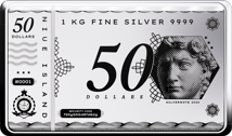 1kg Silber Banknote Münzbarren Niue 2024 (Auflage: 5.000)
