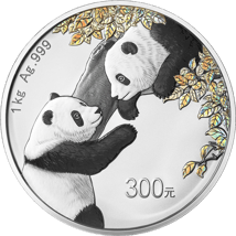 1kg Silber China Panda 2023 PP (Polierte Platte | Auflage: 10.000)