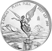 2 Unze Silber Mexiko Libertad 2021