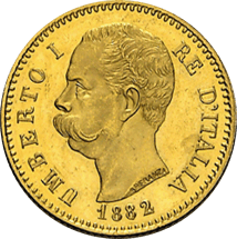 20 Lire Gold Umberto