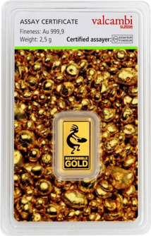 2,5g Goldbarren Responsible-Gold (Auropelli)