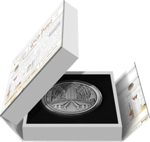 3 Unze Silber Harry Potter Hogwarts Halle 2022 (Auflage: 1.000 | Antik Finish)
