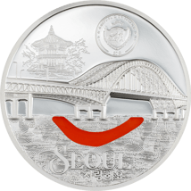 3 Unze Silber Tiffany Art Metropolis Seoul 2024 (Auflage: 999 | Ultra High Relief | Polierte Platte)