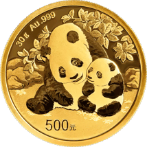 30g Gold China Panda 2024