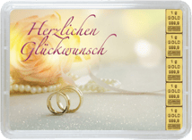 5g Goldbarren "Glückwunsch zur Hochzeit"