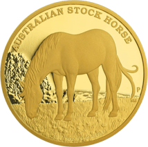 5 Unze Gold Stock Horse 2017 PP (Auflage: 99 | inkl. Box & Zertifikat)