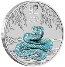 5 Unze Silber Lunar III Schlange 2025 (Auflage: 2.500)