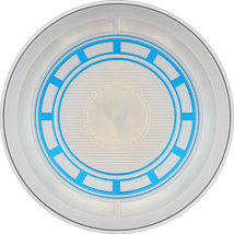5 Unze Silber Marvel Iron Man Arc-Reaktor 2023 PP (Auflage: 500 | coloriert |gewölbt | PP)