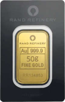 50 g Elefanten Goldbarren (Rand Refinery)