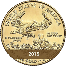 50 x 1/10 Unze Gold American Eagle 2015