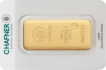 500 g Goldbarren C. Hafner