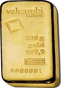 500g Goldbarren Valcambi