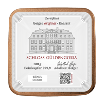 500g Kupferbarren Güldengossa (gegossen)