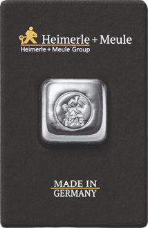 50g Silberbarren Heimerle und Meule (gegossen)