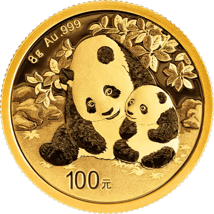 8g Gold China Panda 2024