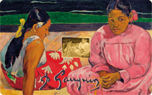 Gold Paul Gauguin Frauen von Tahiti Münze (Auflage: 50.000)