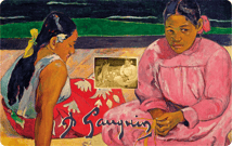 Gold Paul Gauguin Frauen von Tahiti Münze