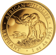 Gold Somalia Elefant Prestige Set PP 2016 (1/10oz - 1oz )