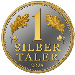 1/2 Unze Silbertaler (Auflage: 5.000 | teilvergoldet | Polierte Platte)