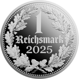 1 Unze Silber Reichsmark 2025 (Auflage: 5.000 | Polierte Platte)