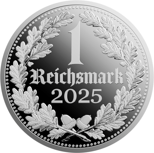1 Unze Silber Reichsmark 2025 (Auflage: 5.000 | Polierte Platte)