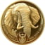 1 Unze Gold Big Five II Elefant 2021 PP (Auflage: 500 | 1. Motiv | im Etui)