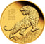 1 Unze Gold Lunar III Tiger 2022 PP (Auflage: 1.000 | Polierte Platte)