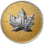 1 Unze Gold Maple Leaf 2023 (Auflage: 550 | Reverse Proof | platiniert | Ultra High Relief)