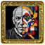 1 Unze Silber Bilderrahmen Les Demoiselles - Pablo Picasso (Auflage: 100 | teilvergoldet | Two-Face)