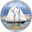 1 Unze Silber Eagle Bluenose II 2021 (Auflage: 1.500)