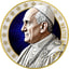 1 Unze Silber Gedenkmünze Papst Franziskus 2025 (Auflage: 999 | teilvergoldet)