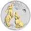 1 Unze Silber Lunar III Hase 2023 (Auflage: 25.000 | teilvergoldet)