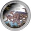 1 Unze Silber Prehistoric Life Parasaurolophus 2022 (Auflage: 2.000 | coloriert)