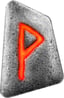 1 Unze Silberbarren Runes Collection: Wunjo (Auflage: 2.500 | Antik Finish)