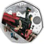 50 Pence Hogwarts Express 2022 PP (Auflage: 15.000 | coloriert | Polierte Platte)