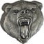 2 Unze Silber Grizzly Bär Wilde Natur 2023 HR AF (Auflage:2.000 | Antik Finish | High Relief)