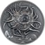 3 Unze Silber H.P. Lovecraft - Azathoth 2023 Antik Finish (Auflage: 750 | Ultra High Relief)