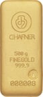 500 g Goldbarren C. Hafner